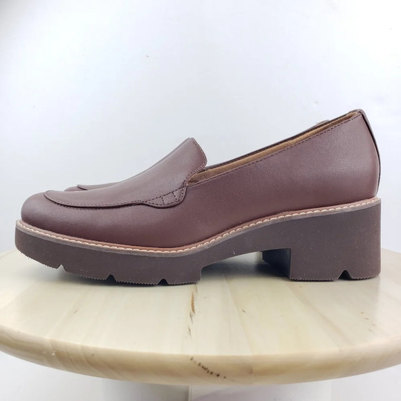 Naturalizer Cabaret Loafer Size 10M Brown Platform Shoes 90s Y2K Academia Preppy - Picture 3 of 12